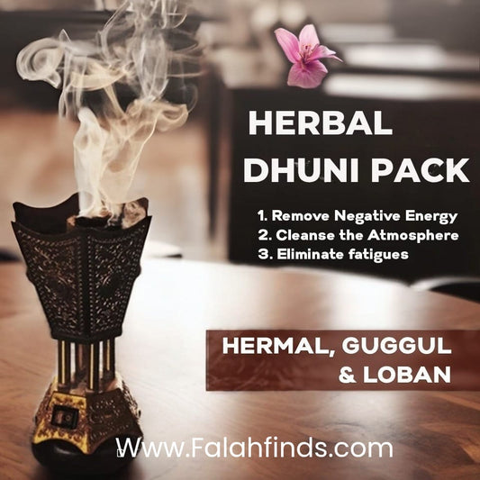Herbal Dhuni Pack (Combination of Harmal, Guggul & Luban).