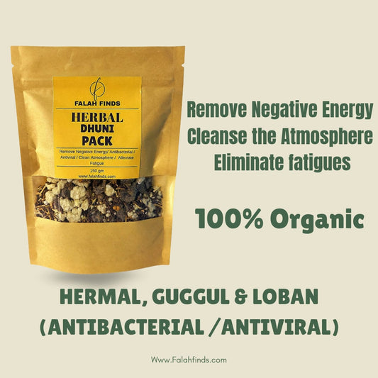 Herbal Dhuni Pack (Combination of Harmal, Guggul & Luban).